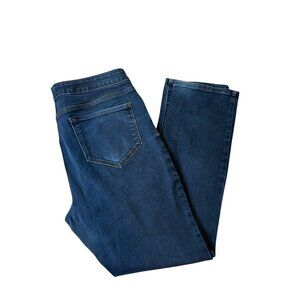 NYDJ Straight Leg Jeans Legging Stretch Blue Size 16